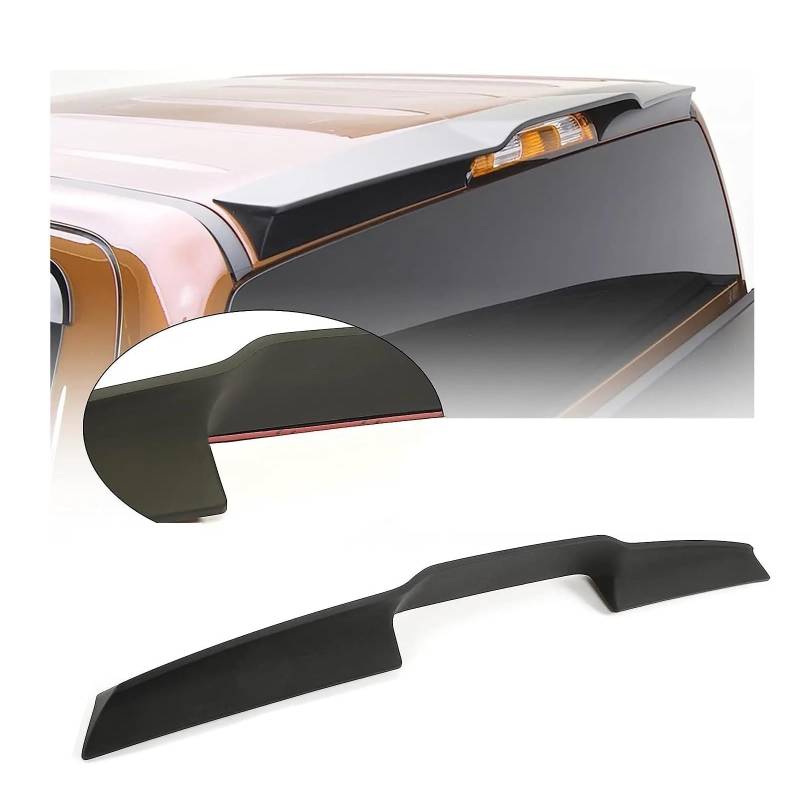 For Hinten Cab Dach Spoiler Flügel Kompatibel for Chevrolet Colorado 2014-2021 Crew Cab Pickup Truck Schwarz von FXFUPO