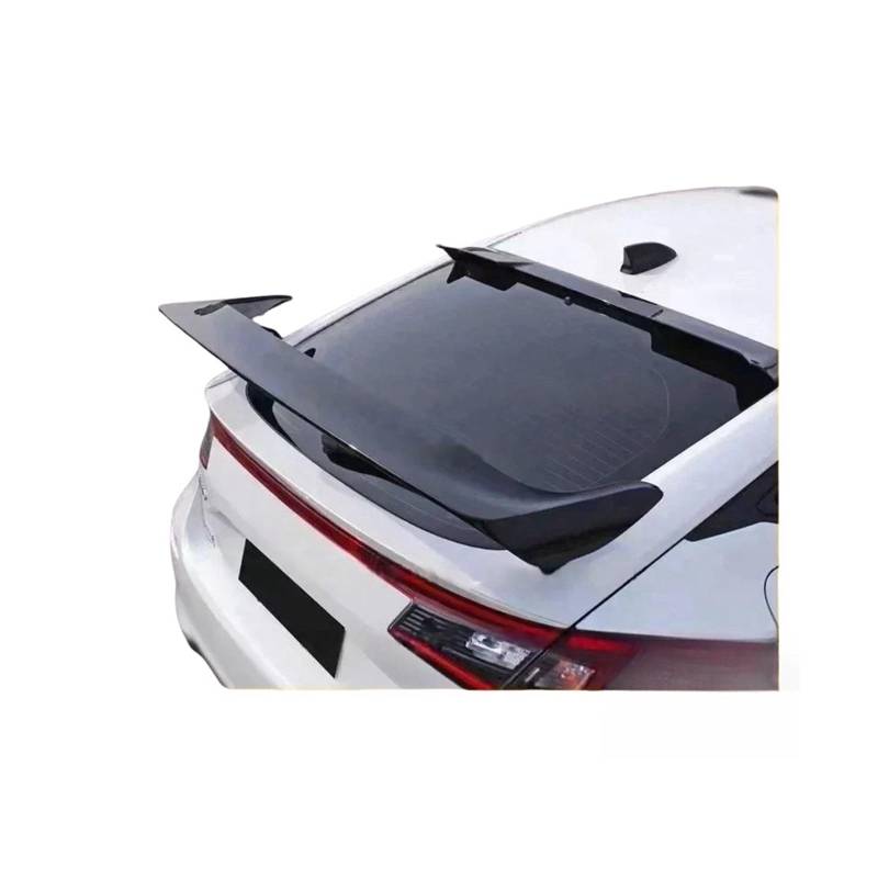 For Neue Kompatibel for Honda Civic Hatchback VMS Stil 2022 2023 Auto Stamm Spoiler ABS Auto Hinten Stamm Flügel Zubehör spoiler(Carbon color) von FXFUPO