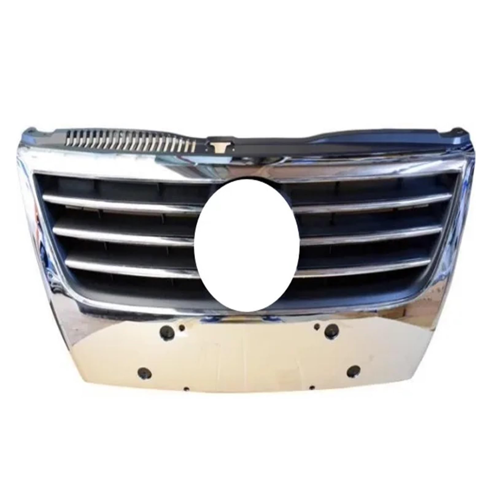 Grillmaske Gitter Kühlergrill Frontstoßstange Netz Nebelscheinwerfer Rahmen Untergrill Kompatibel for Volkswagen Vw Passat 2006 2007 2008(Grille) von FXFUPO