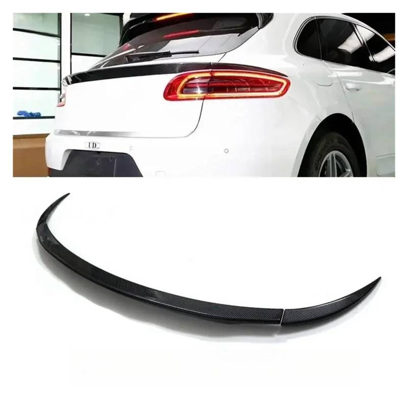 Heckflosse kompatibel for Porsche Macan Spoiler 2014 bis 2023, Carbon-Oberfläche, Heckflügel-Zubehör, verwandelt den Stil(14-17 Carbon Paint) von FXFUPO