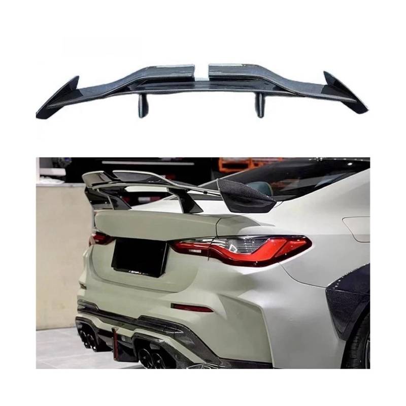 Heckspoiler Heckflügel kompatibel for BMW G30 G90 M5 G20 G80 M3 G22 G82 M4 2018-Up Carbon Fiber Performance Trunk Spoiler Wing(FRP Unpainted) von FXFUPO