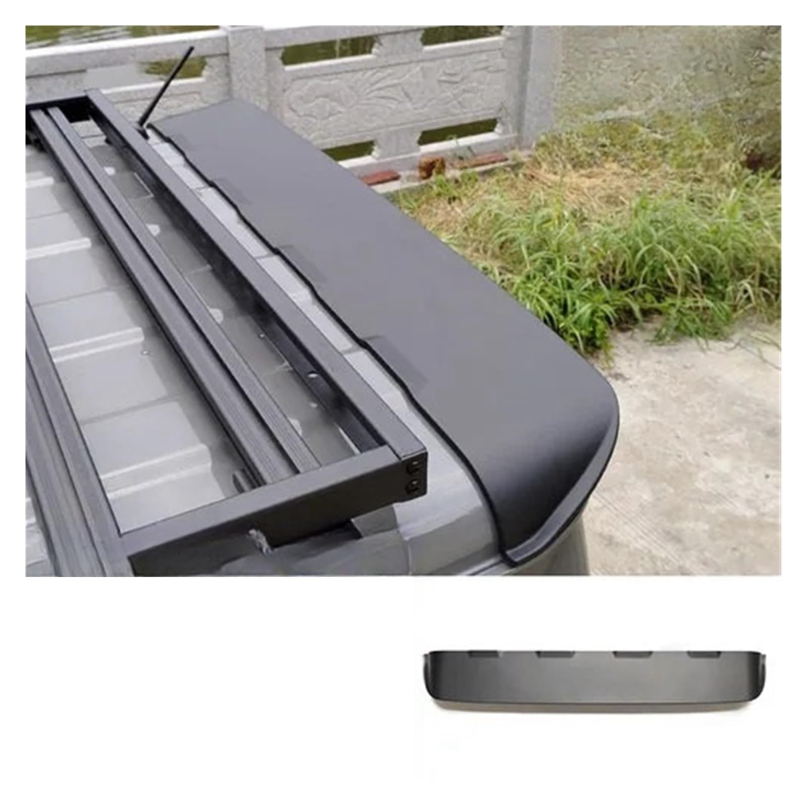 Hinten Dach Spoiler Kompatibel for Suzuki Jimny JB64 JB74 2019 2020 2021 2022 ABS Hinten Flügel Stamm Lippe Schwanz spoiler Auto Styling(Matt black) von FXFUPO