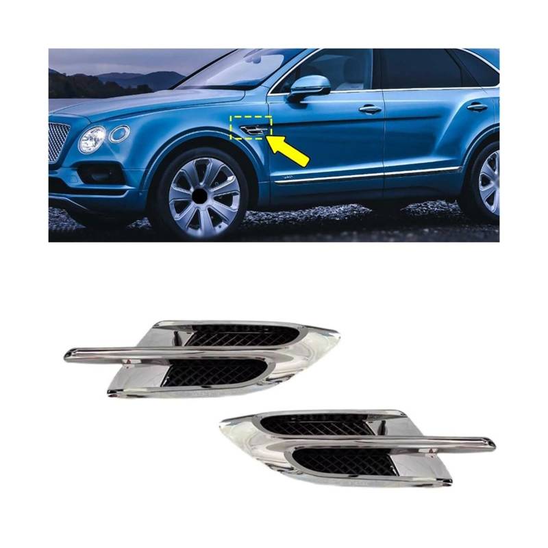 Kompatibel for Bentley Bentayga Auto-Außenzubehör Frontgrill Lufteinlassgitter Links rechts Mesh-Grill Pailletten Autoteile(Only Right) von FXFUPO