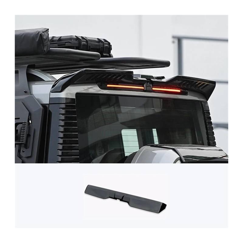 Kompatibel for Chery Jetour Traveller T2 Auto Sport Heckflügel Spoiler for Auto Spoiler & Flügel Heckflügel Außenteile(Bright black) von FXFUPO