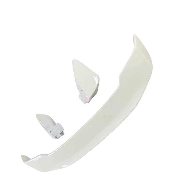 Kompatibel for Honda CRZ CR-Z ZF1 MU Stil ASB Hinten Stamm Spoiler Flügel Lip Diffusoren Trim Teile BodyKits(White) von FXFUPO