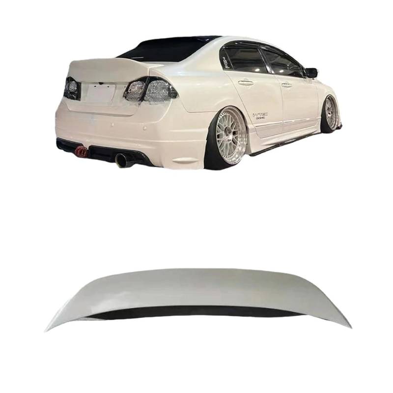 Kompatibel for Honda Civic 2006 bis 2012, achte Generation, modifizierter Entenschwanz-Heckflügelspoiler von FXFUPO