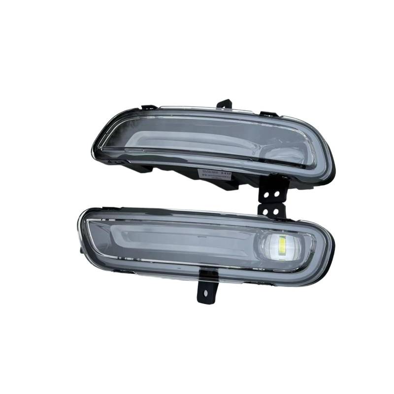 Kompatibel for Jeep Grand Cherokee 2017-2021 Auto LED Tagfahrlicht Nebelscheinwerfer Nebelscheinwerfer DRL Scheinwerfer Fahren Blinker 68273052AC M(Pair) von FXFUPO