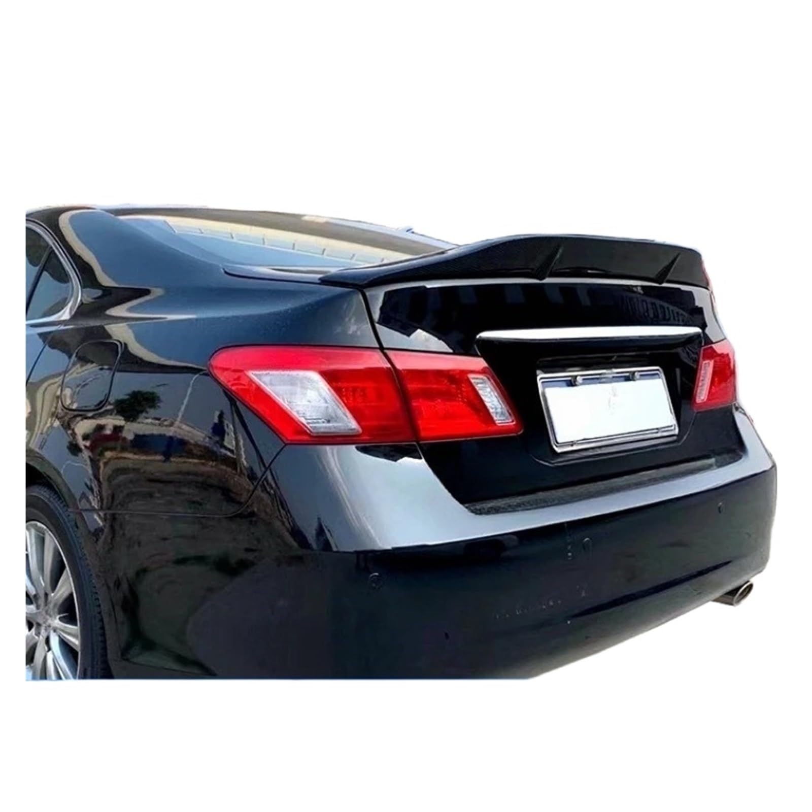 Kompatibel for Lexus ES Spoiler ES240 ES250 ES300 ES350 2006 2007 2008 2009 2010 2011 Carbon Faser/FRP Hinten stamm Lip Spoiler Flügel(Carbon Fiber) von FXFUPO