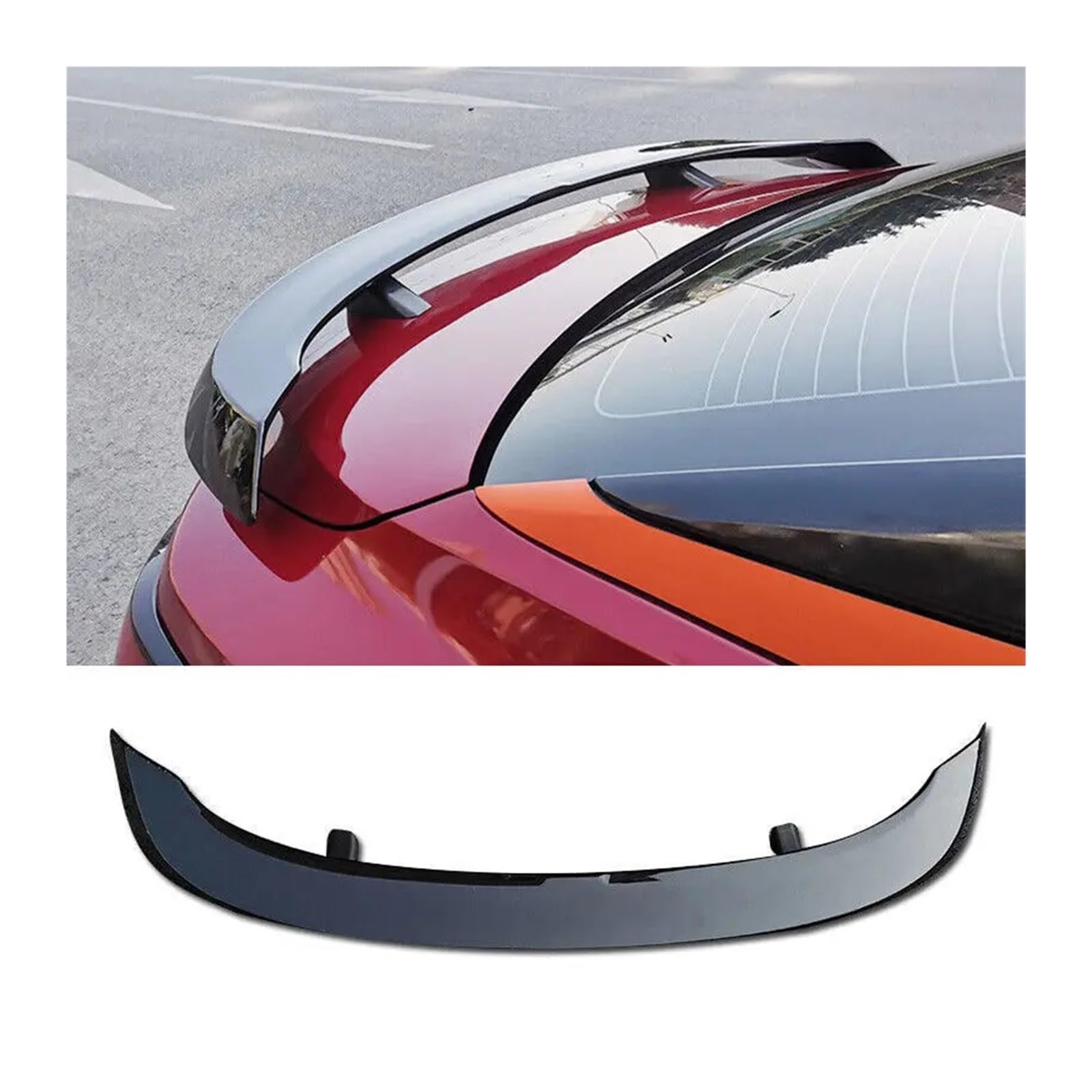 Kompatibel for Nissan Sentra 2020-2023 Glanz Schwarz Hinten Stamm Schwanz Bar Spoiler Flügel Lippe Auto Styling Zubehör von FXFUPO