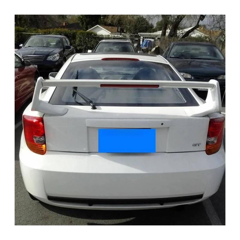 Kompatibel for TOYOTA CELICA Heckspoiler 2000–2005 mit LED-Leuchten. Hochwertiger ABS-Kunststoff-Autospoiler, Kofferraum-Kofferraumspoiler(Unpainted) von FXFUPO