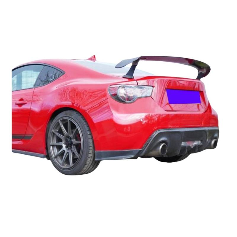 Kompatibel for Toyota GT86 Subaru BRZ Scion FR-S 2012-2017 Carbon Faser AUTO HECKFLÜGEL STAMM Lip Hinten Stamm spoiler(FRP Glossy Black) von FXFUPO