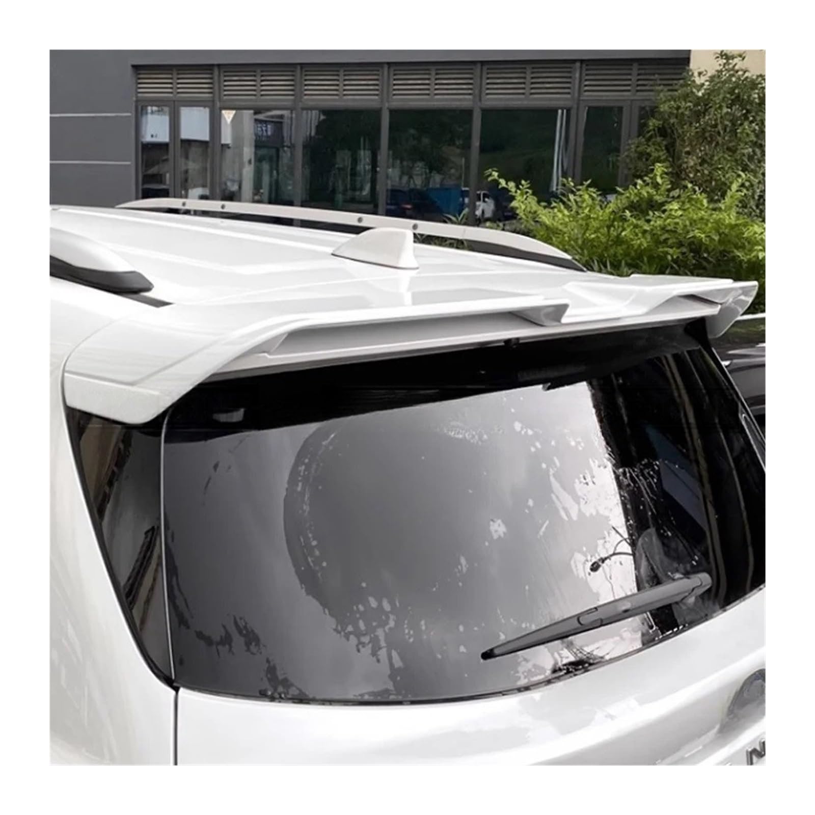 Kompatibel for Toyota Sienna Dach Spoiler 2021-2023 ABS Kunststoff Auto Hinten Flügel Dekoration Primer Farbe Hinten Stamm flügel(White) von FXFUPO