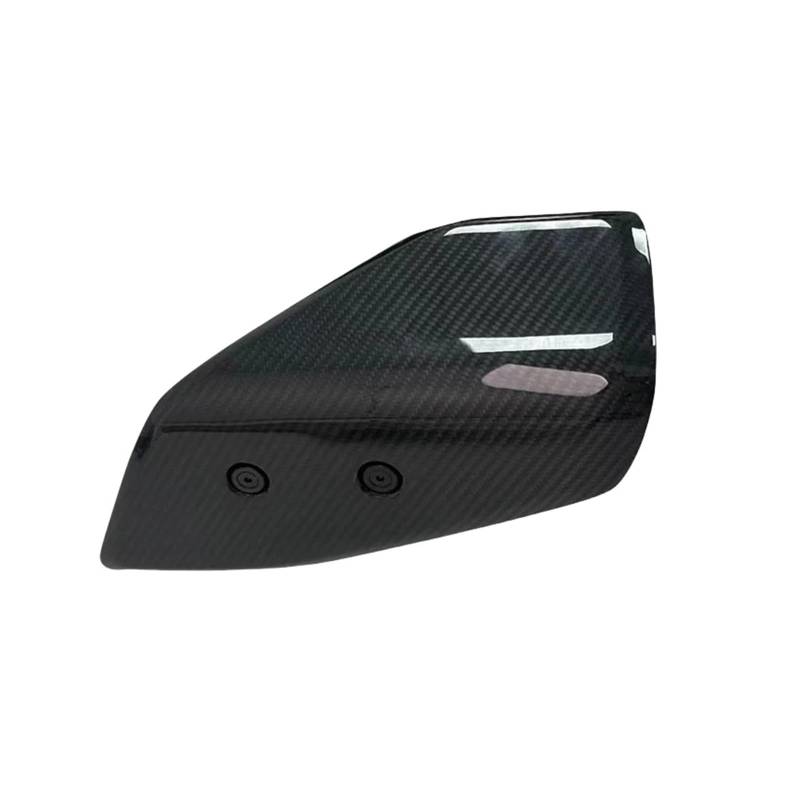 Kompatibel for Toyota Supra A90 A91 2019–2022, hochwertige Kohlefaser, hinten glänzend schwarz, Spoiler, Flügel, Stammlippe, Kofferraumabdeckung, Auto-GT-Styling(Carbon Side Panel) von FXFUPO