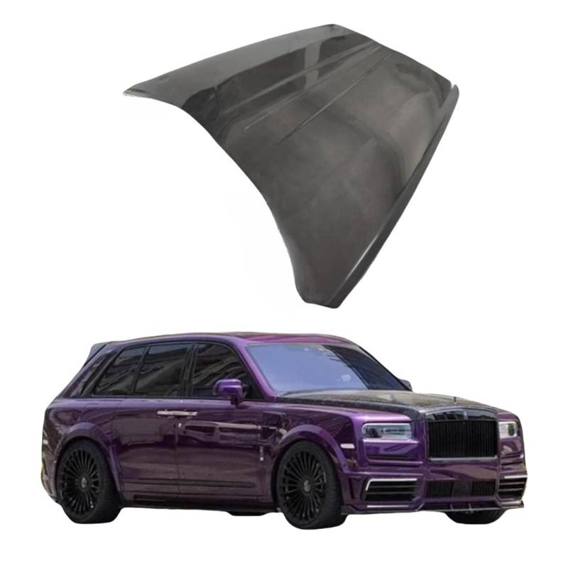 Kompatibel mit Rolls-Royce Cullinan 2018–2024, geschmiedete Kohlefaser-Motorhaube, Frontstoßstange, Motorhauben-Entlüftungsabdeckung.(Forged Carbon) von FXFUPO