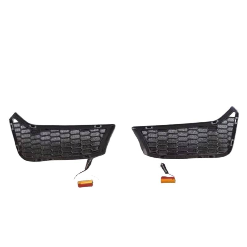 Kundenspezifischer Nebelscheinwerferrahmen Kompatibel for BMW 3er F30 F35 Convert M3 Style Stoßstangennetz Unterer Stoßstangengrill Autozubehör(Style1-2PCS) von FXFUPO