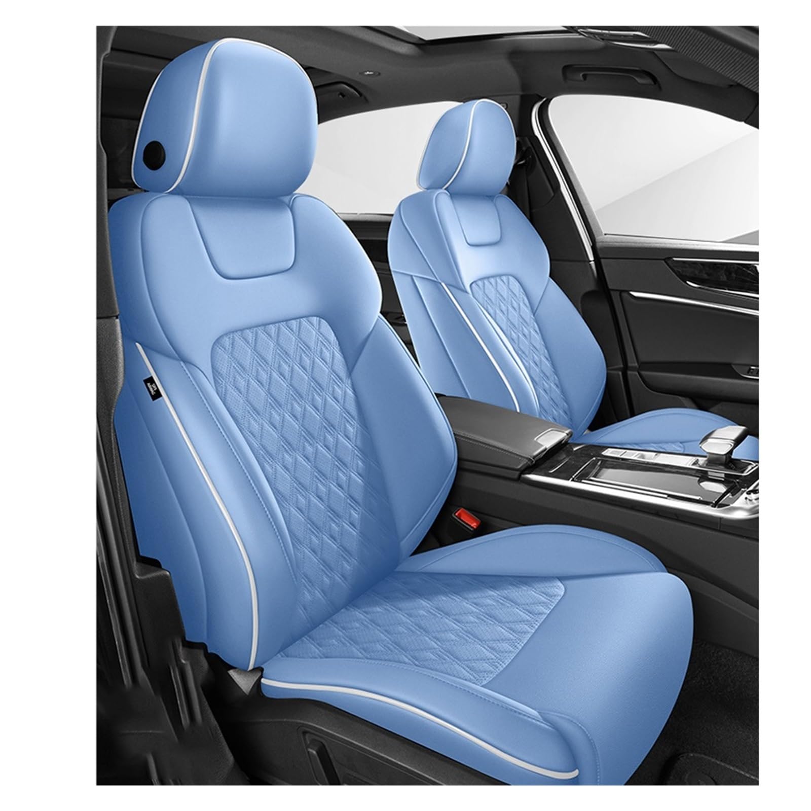 Maßgeschneiderter Autositzbezug kompatibel for Hyundai I30 2009, 360° vollständig abgedeckt, Accesorios Para Vehículos(Just one seat-03) von FXFUPO