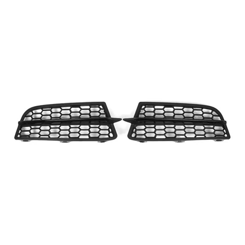 Paar Auto Kühlergrill Wabengrill Abdeckung Mesh Grill Kompatibel for BMW 1 Serie F20 F21 Modell 2011-2015 Nebel Licht Kühlergrill Abdeckung(With Black) von FXFUPO