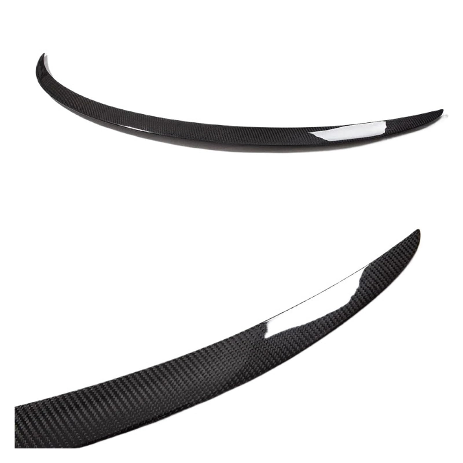 Real Carbon Fiber 2023 Kompatibel for Tesla Modus 3 Modell Y Stamm Flügel Spoiler 2017-2022 Real Carbon Fiber auto Spoiler Zubehör(Model Y Light) von FXFUPO