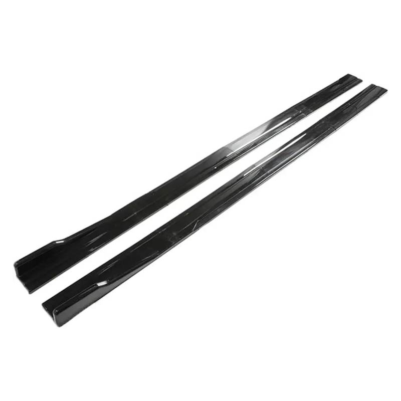 Seitenschwellererweiterungen, universelle Auto-Seitenschwellersplitter, Diffusor-Winglet-Flügel, kompatibel for BMW/VW Golf Mk 6-7, kompatibel for Honda/Audi(Glossy Black) von FXFUPO