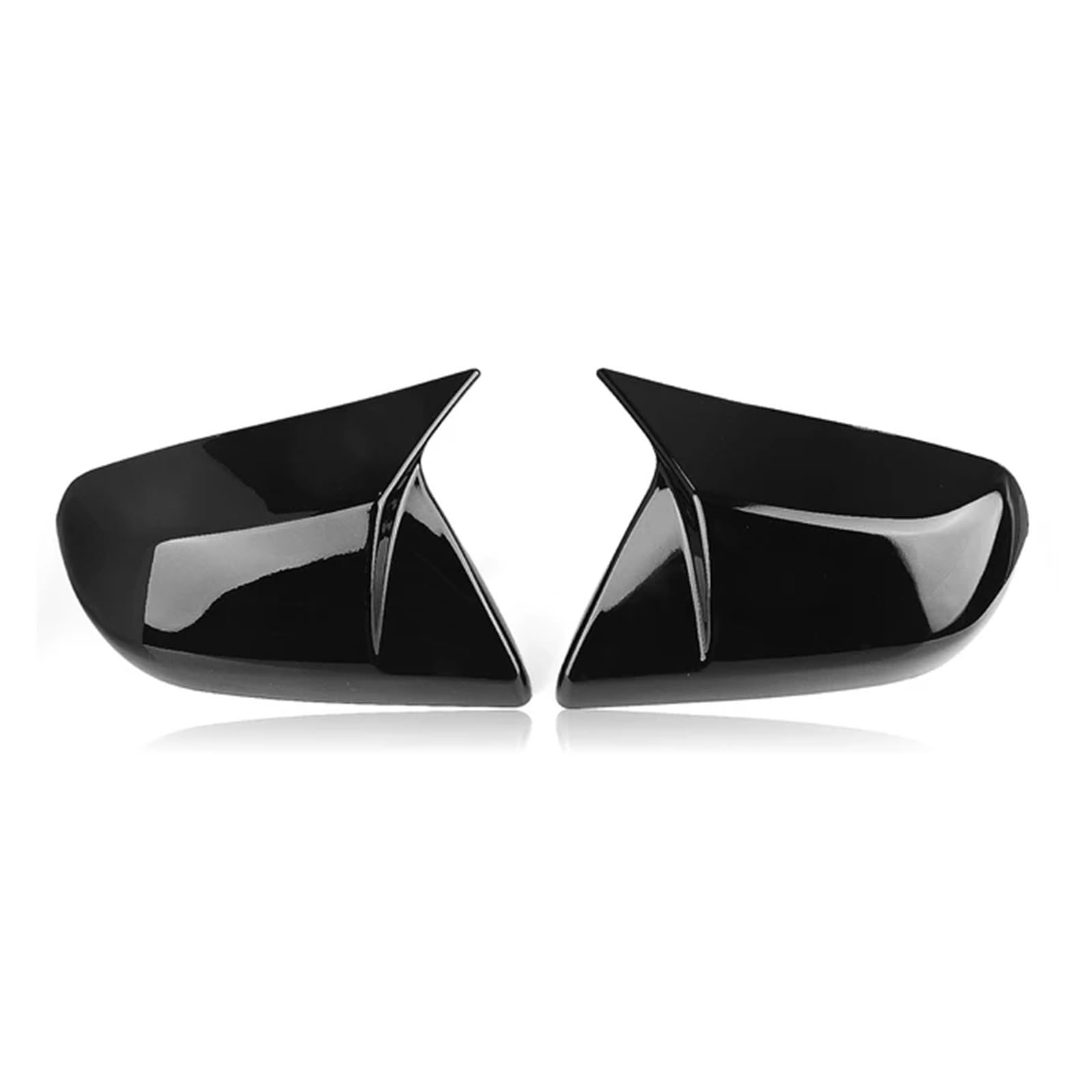 Spiegelabdeckung Kompatibel for Cadillac CT4 ATS 2013-2024 Ersatz-Carbonfaser-Look/Schwarz glänzende Rückspiegelkappe(Left) von FXFUPO