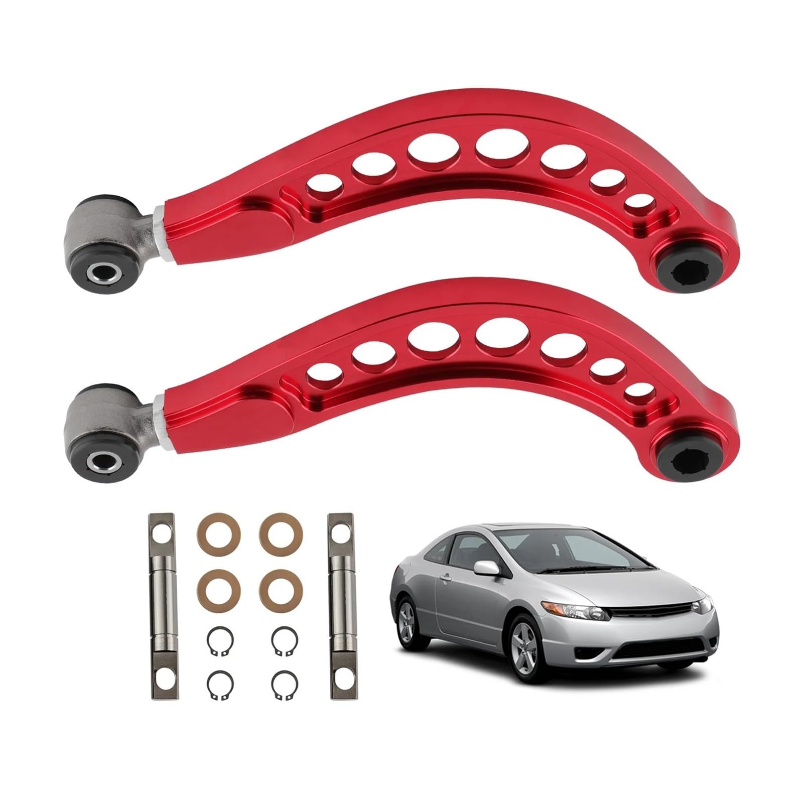 Sturz-Querlenker-Kit for die hintere obere Aufhängung, kompatibel mit Honda Civic 1.8L 2006-2014 2015 von FXFUPO