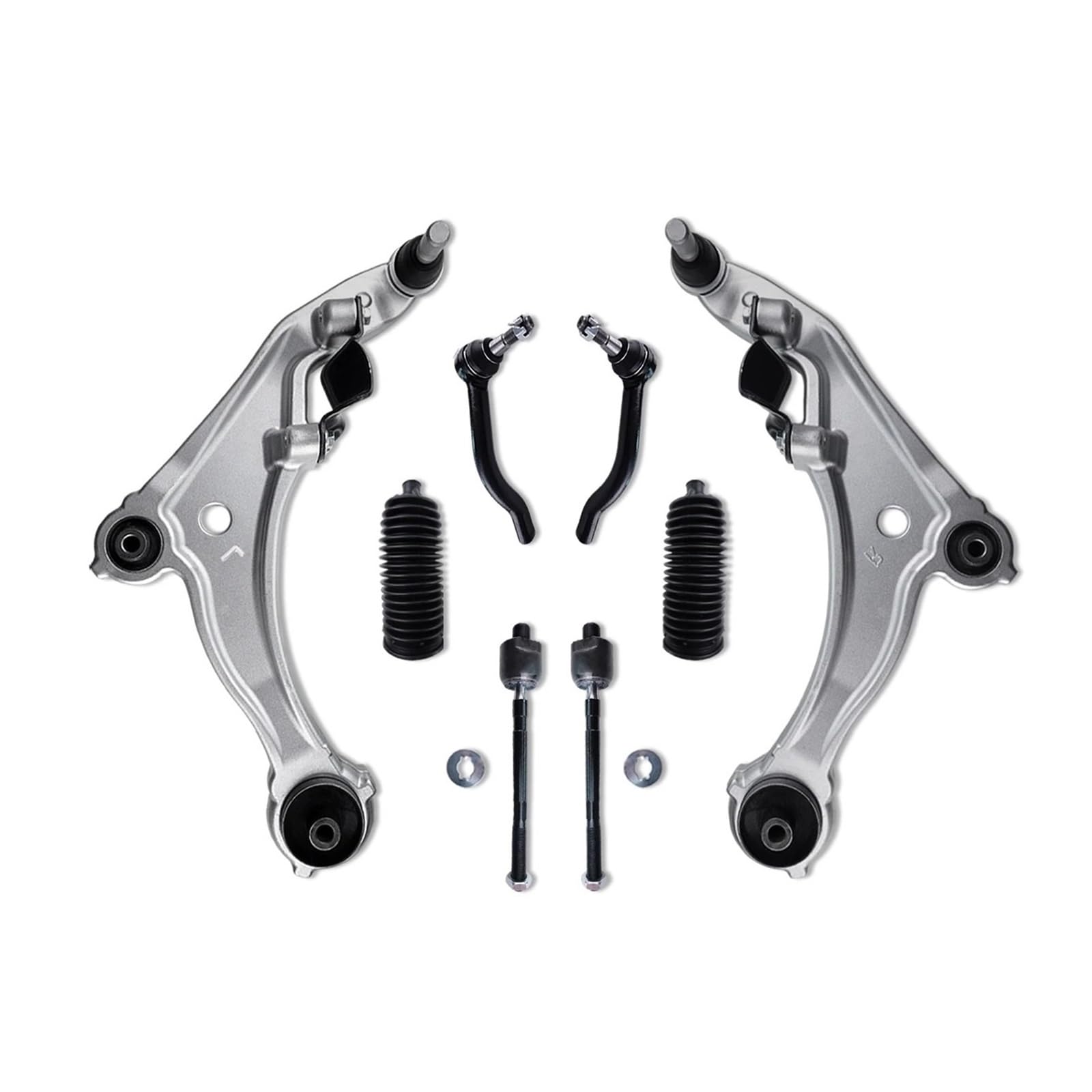 Suspension Front Lower Arm Spurstangenkopf Link Stiefel Faltenbalg Sets Kompatibel for Nissan Maxima 2009 2010 2011 2012 2013 2014 von FXFUPO