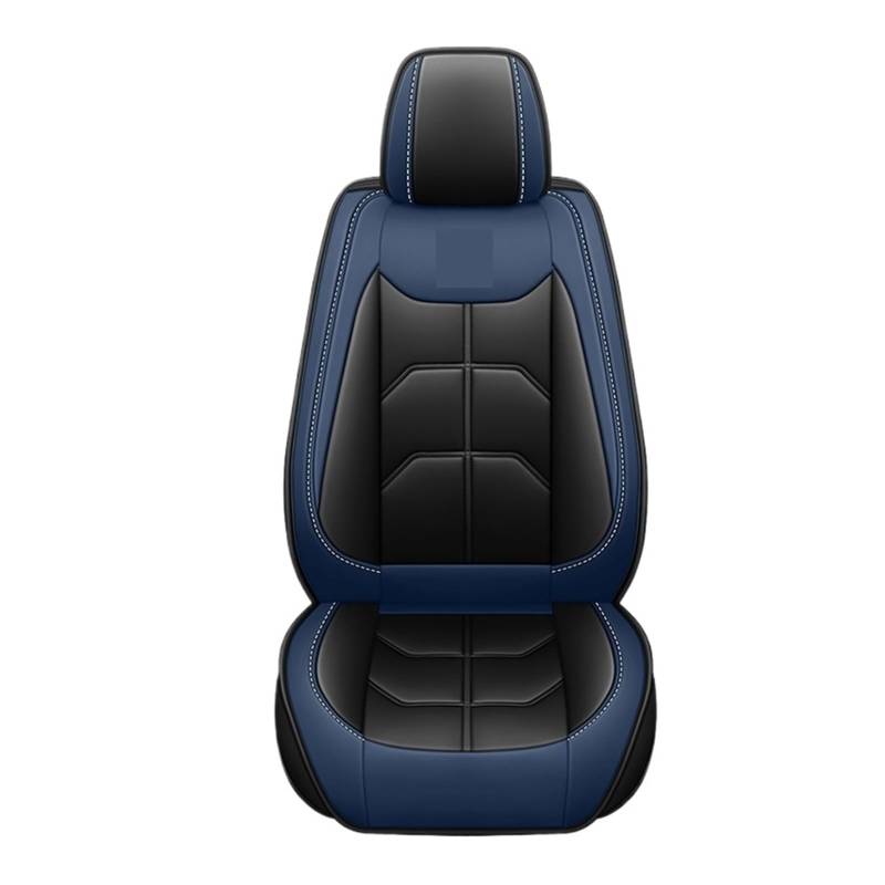 Universal Auto Sitzbezug Kompatibel for Bmw E46 E90 3 Serie E21 E30 E36 E91 E92 E93 F30 F31 F34 f35 G20 Auto Zubehör(Black Blue 5 Seat) von FXFUPO