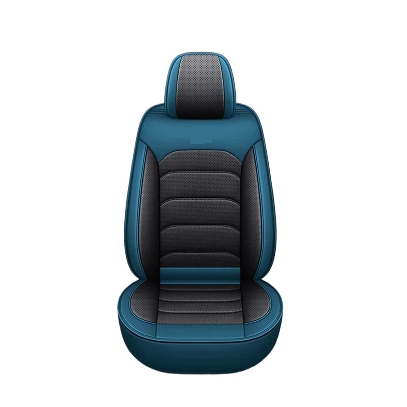 Universal Style Autositzbezug kompatibel for Haval F7 F7X H6 H9 Jolion Fiat Freemont Bravo Autozubehör Innendetails Sitzschutz(Bule black 5 Seat) von FXFUPO