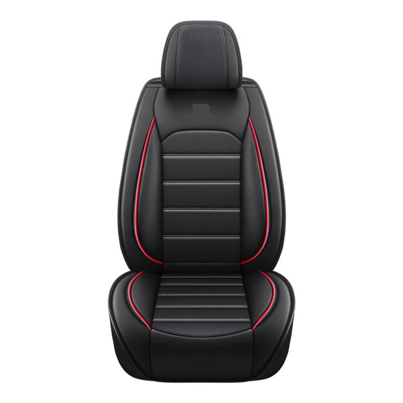 Universalautositzende Abdeckungen PU Leder vorne und hinterer Sitzbank Beschützer vier Staffel fit die meisten Auto -SUV -Autozubehör(E Front 1pcs) von FXFUPO