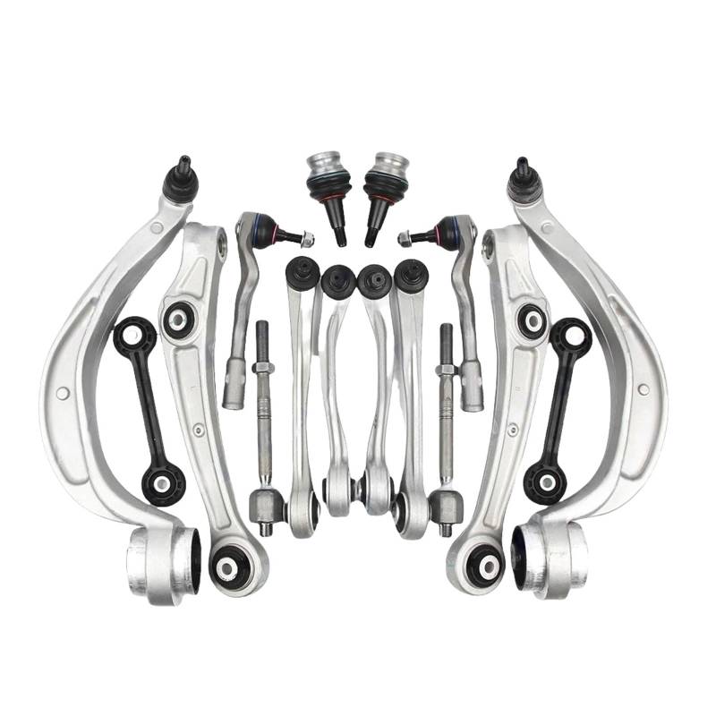 Vorderradaufhängung Querlenker Kugelgelenk Stabilisator Link Spurstange Kits kompatibel for Audi A4 B8 8K2 8K5 A5 8T3 A6 4G2 C7 A7 4GA Q5 8R(A4 A5 Q5 2010-2011) von FXFUPO