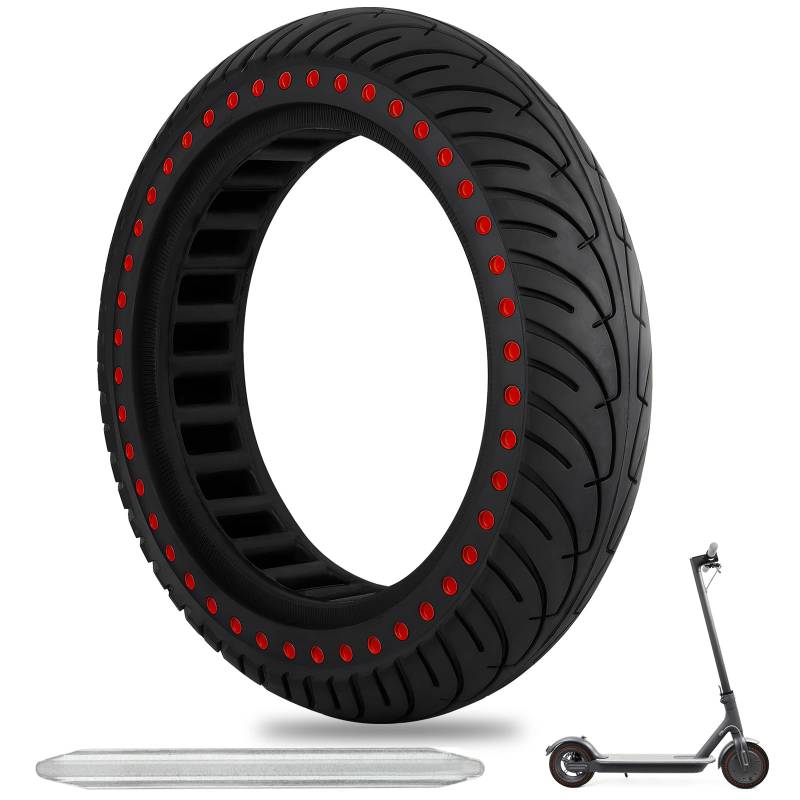 8,5 Zoll E Scooter Solid Reifen，Ersatzräder für Scooter für Xiaomi M365/ Pro/Pro 2 /1S und alle 8,5 Zoll Scooter Reifen Elektro-Scooter Vollgummi Tyre Reifen von FXINRUIA