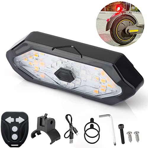 FXINRUIA E Scooter LED Blinker/Rücklicht Roller Blinker mit Fernbedienung Kompatibel mit Max G30 Serie Elektro Scooter Blinker Einstellbare Richtung Blinker ScooterZubehör von FXINRUIA