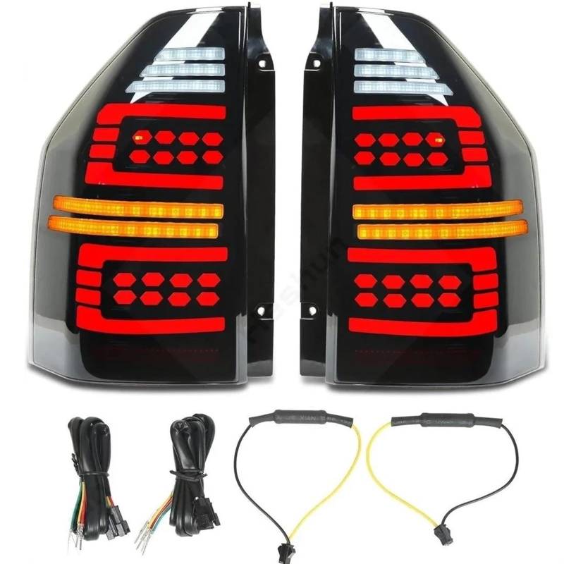 FXNIPXKQ Sets Rückleuchten LED Auto Rückleuchten für Mitsubishi Pajero V73 V75 V77 V87 2009-2020 Animation Rückleuchten Set LED Rückleuchten von FXNIPXKQ