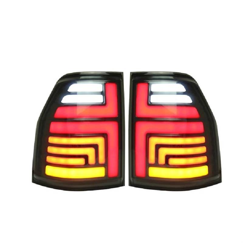 Rückleuchten Set für Mitsubishi Pajero für Montero Sport 1999-2008 Auto Rücklicht Bremslicht Signal Warnleuchte Set Rückleuchten von FXNIPXKQ