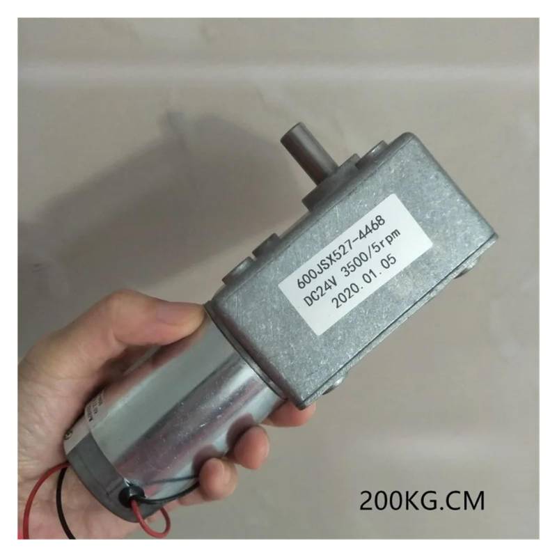 600JSX-4468 7144 Square Turbo-Worm Gear Reduce Box Self-Lock 12V 24V electronic starter High Torque Speed 1/5/10/15/30/60/100RPM Single Shaft FXPGIIOZM(12V-01,100RPM_12V) von FXPGIIOZM