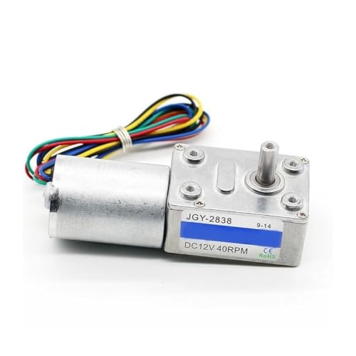 JGY-2838 Brushless DC 12V 24V Worm Gear electronic starter High Torque Reversible Self-lock FXPGIIOZM(66rpm,12V) von FXPGIIOZM