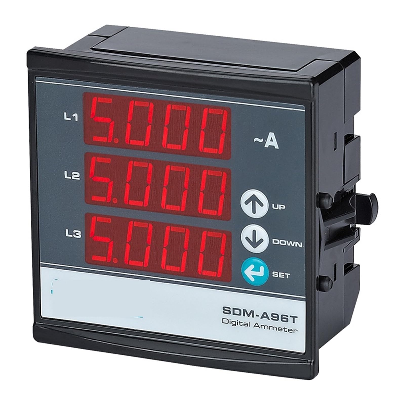 SDM-A96T 3P&4W Digital Three Phase Ammeter, Slim Compact, LED Panel Meter FXPGIIOZM(3CT 100A) von FXPGIIOZM