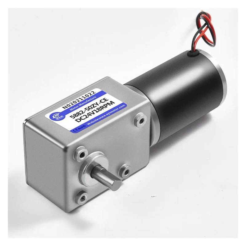 Single-Shaft Or Double-Shaft DC12V24V High-Torque Worm Geared electronic starter With 1.5 To 440RPM Adjustable Speed Reversible And Self-Lock FXPGIIOZM(Double-Shaft,190 RPM_24V) von FXPGIIOZM