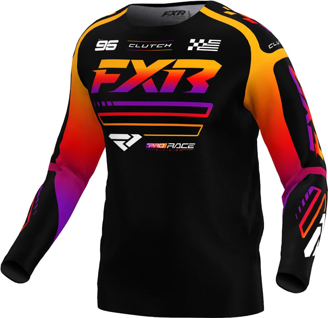 FXR Clutch 2025 Motocross Jersey, orange/lila, L von FXR