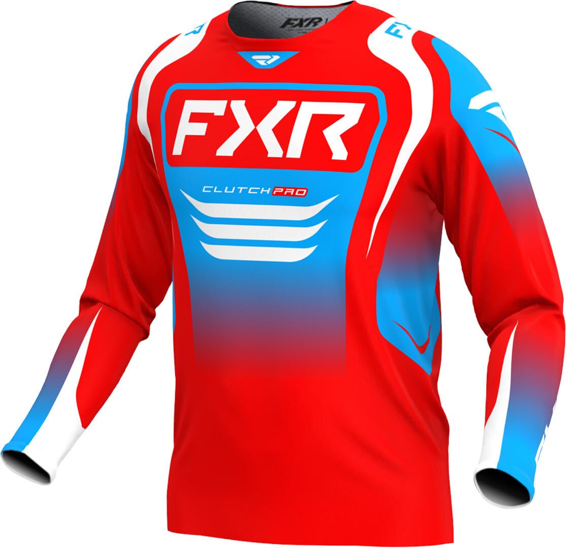 FXR Clutch Pro 2025 Motocross Jersey, rot/weiß/blau, L von FXR