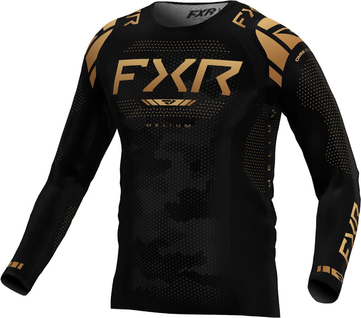 FXR Helium 2025 Jugend Motocross Jersey, schwarz/gold, L von FXR