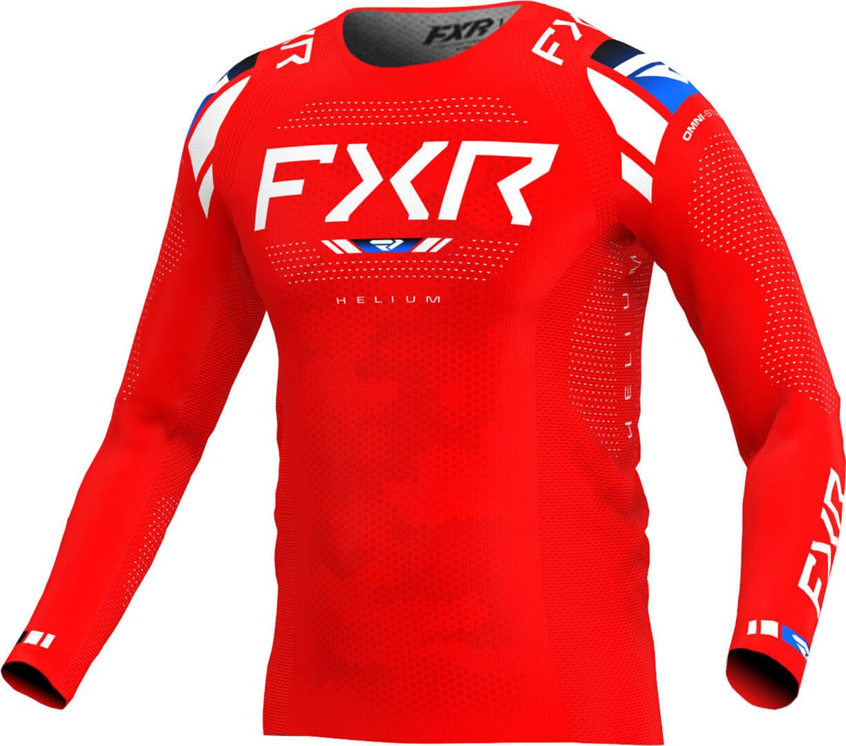 FXR Helium 2025 Motocross Jersey, rot/blau/weiß, 2XL von FXR