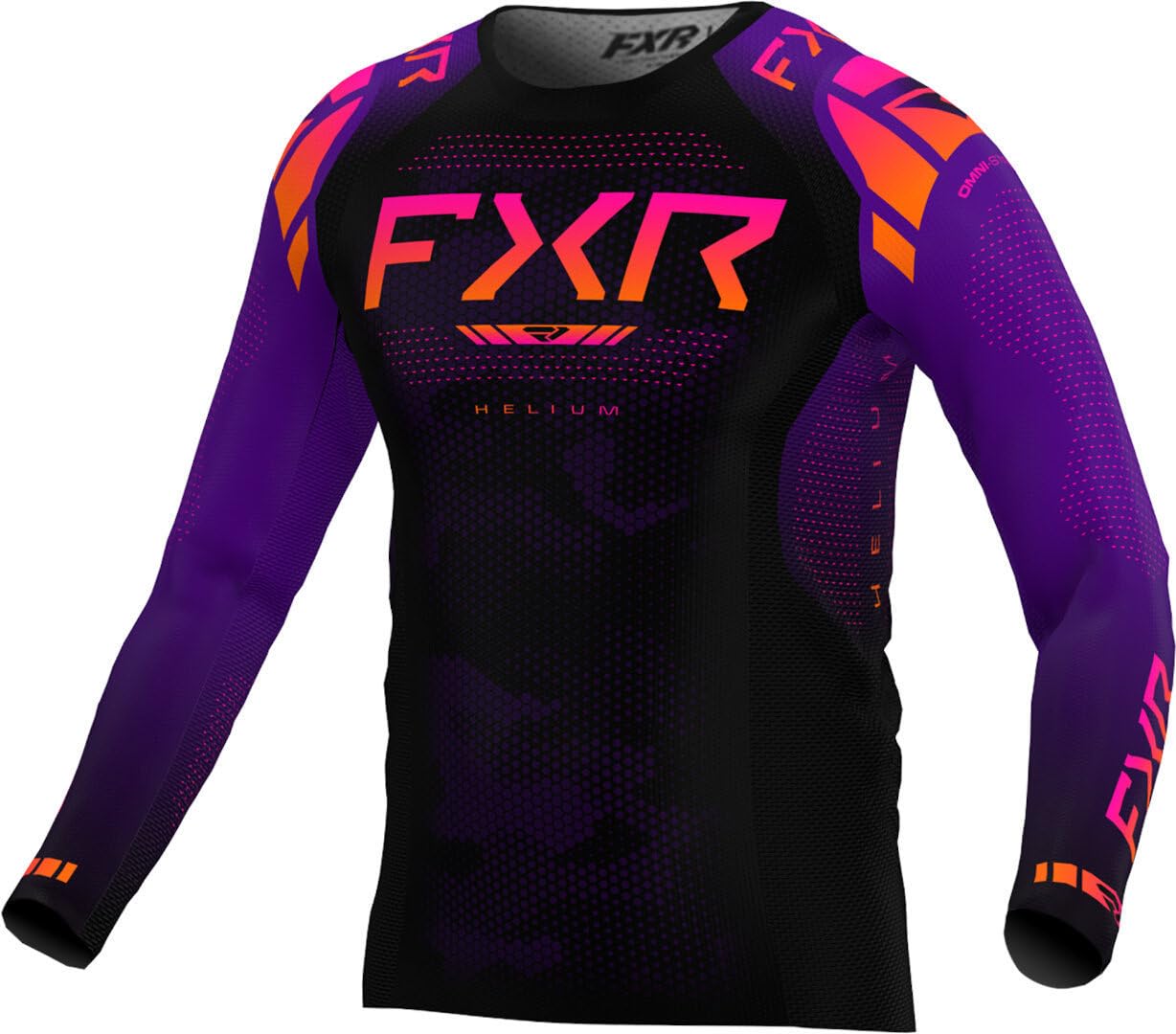 FXR Helium 2025 Motocross Jersey, schwarz/lila, L von FXR