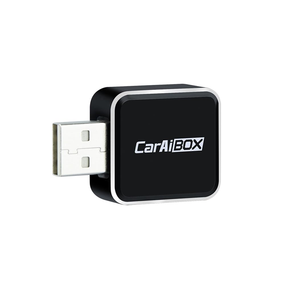 FYOBOT 2-In-1-Kabelloser CarPlay-Adapter, Kabellose Android Auto-Dongle-Box für Autoradio mit Kabelgebundenem CarPlay/Kabelgebundenem Android Auto von FYOBOT