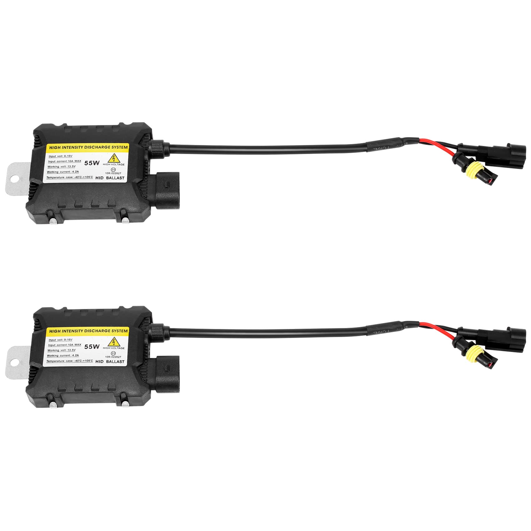 FYOBOT 55W HID Bi Xenon VorschaltgeräT 12V Digital Slim VorschaltgeräT Schnelles, Helles Elektronisches VorschaltgeräT für H1 H3 H3C H4-1 H4-2 H7 H8 9005 9006 von FYOBOT