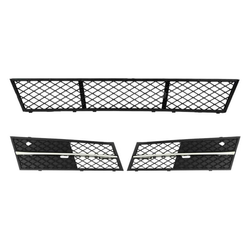 FYOBOT Auto Front StoßStange Unterer Grill Satz Mitte Links Rechts für 5 Series F10 F11 10-13 51117200699 51117200700 51117285950 von FYOBOT