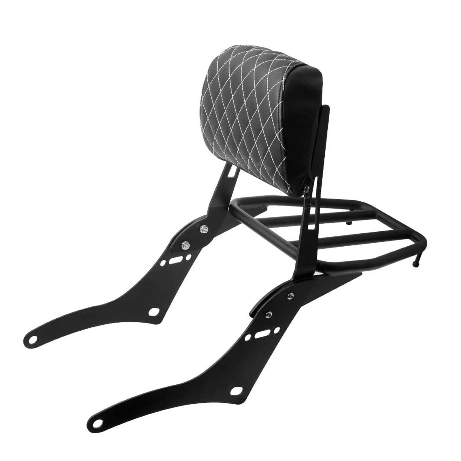 Motorrad-Armlehnen-Handgriff Für 300 500 CMX500 CMX300 2017-2023 Rückenlehne Sissy Bar Mit Gepäckträger Abnehmbares Hinteres Beifahrerrückenpolster Motorrad-Beifahrerhaltegriff(B) von FZCSIMR