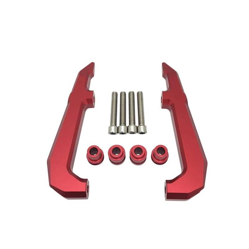 Motorrad-Armlehnen-Handgriff Für GROM MSX125 Msx125 MSX 125 2021 2022 Motorrad-Hinterrad-Beifahrergriff Haltegriffschiene Armlehne Heckhandlauf Motorrad-Beifahrerhaltegriff(Rot) von FZCSIMR