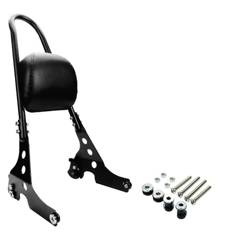 Motorrad-Armlehnen-Handgriff Für Harley Für Sportster XL883C 883R 2004-2022 XL1200C 1200S 1996-2000 Motorrad Abnehmbarer Sissybar-Sitz Mit Hinterer Beifahrer-Rückenlehne Motorrad-Beifahrerhaltegriff von FZCSIMR