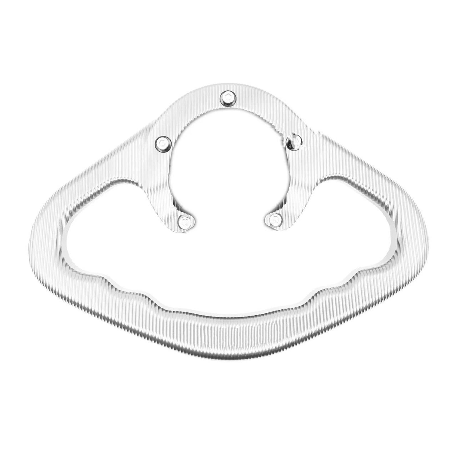 Motorrad-Armlehnen-Handgriff Tankarmlehne Motorrad-Beifahrer-Tankhalterung Zubehör Für Y&amaha R1 R3 R6 R25 MT09 R6 YZF Mt-03 MT03 MT07 Motorrad-Beifahrerhaltegriff(Silber) von FZCSIMR